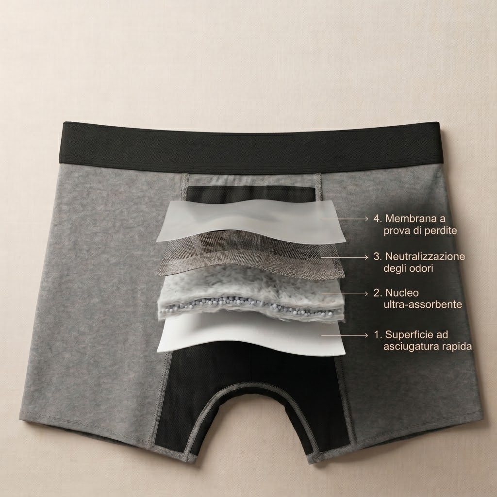 Boxer Lavabile per Incontinenza Sentis™